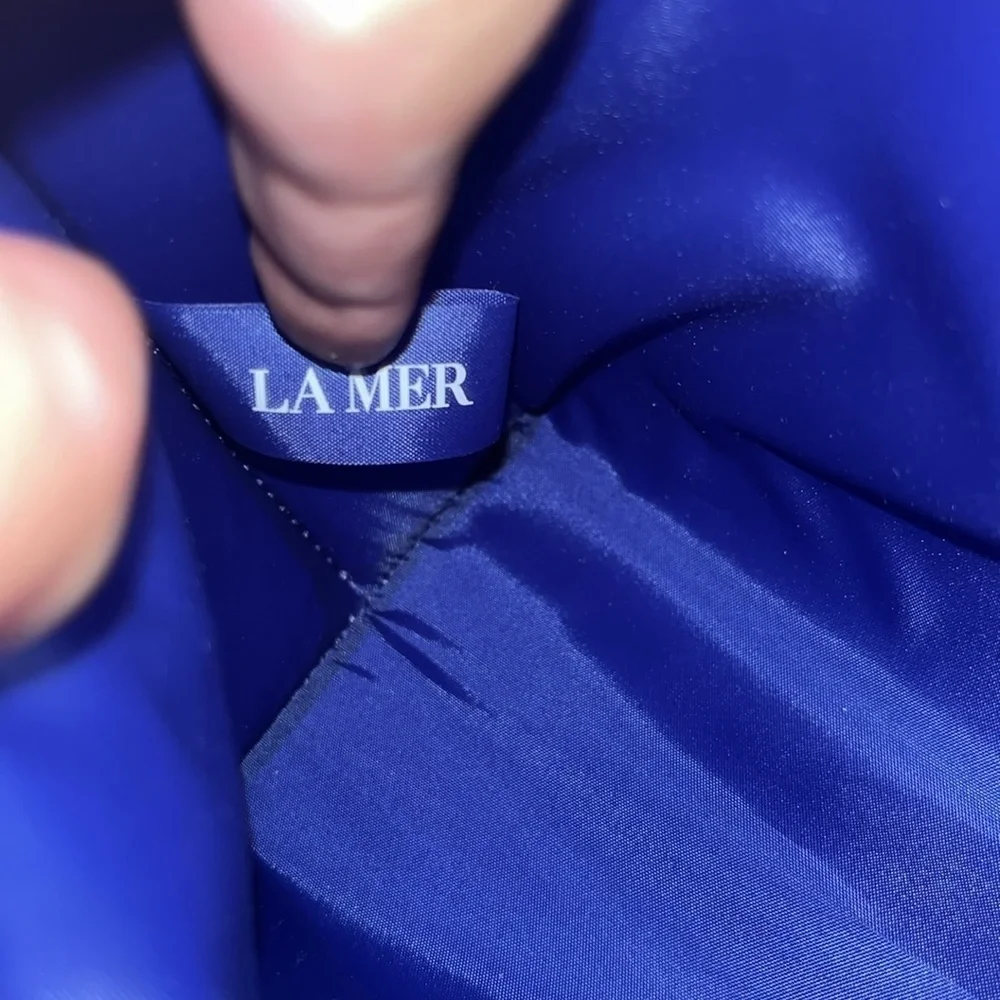 La Mer Purple Cosmetic or Travel Essentials Bag